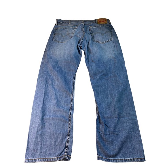 Levis 505 Regular Straight Fit Jeans Mens Size 38x30 - Picture 1 of 7